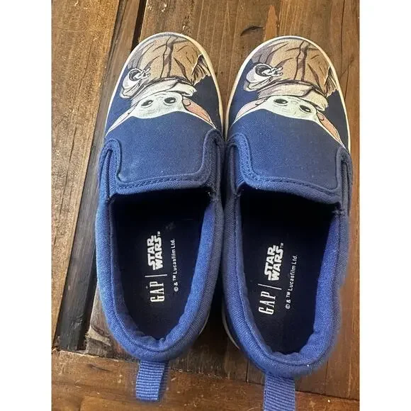 Boys Shoes Size 12 Kids Lot Of 3 Adidas Gap Star Wars Yoda Rainbow Sandals - Picture 12 of 15